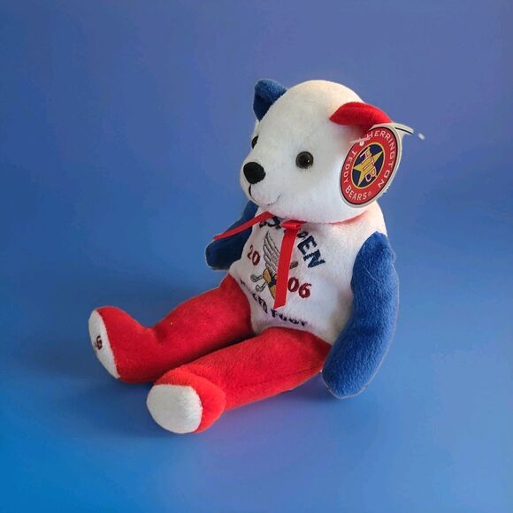 Limited Edtion US Open 2006 Winged Foot PLUSH BEAN BAG 8" HERRINGTON TEDDY BEAR - Picture 5 of 9